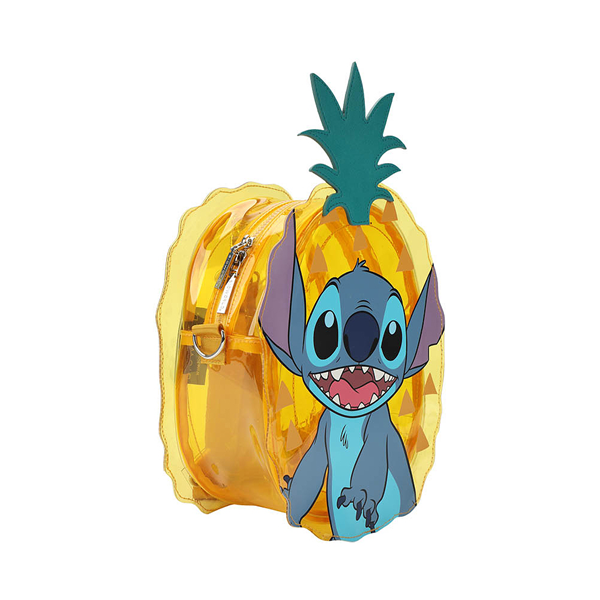alternate view Stitch Pineapple Clear Mini Backpack - Yellow / MulticolorALT4B