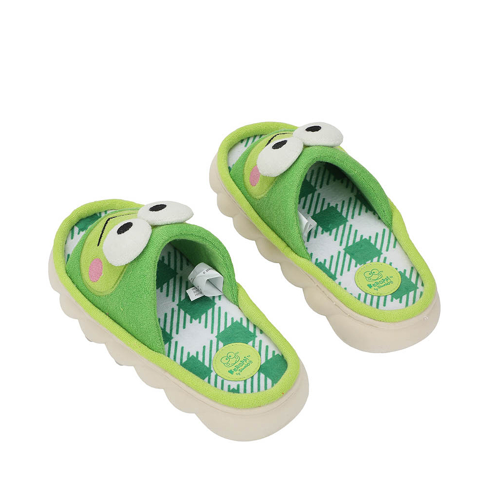 Womens Hello Kitty® Keroppi Slipper - Green / White Plaid | Journeys