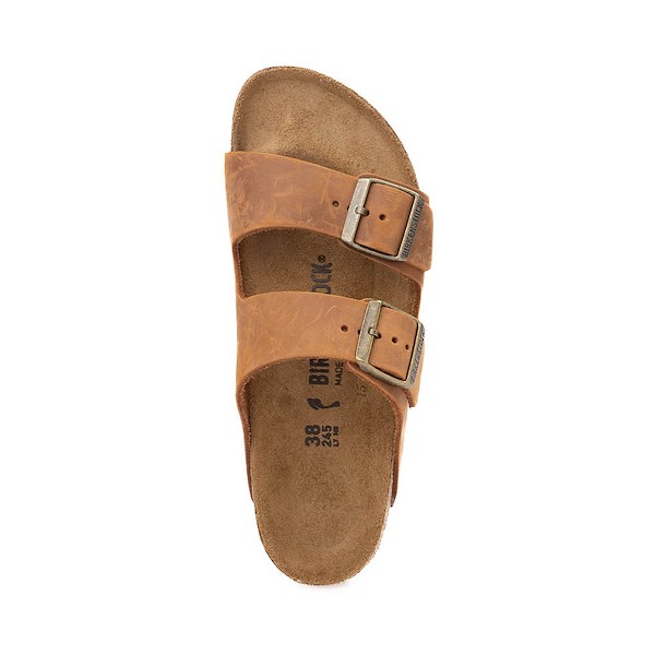 alternate view Mens Birkenstock Arizona Slide Sandal - CognacALT2