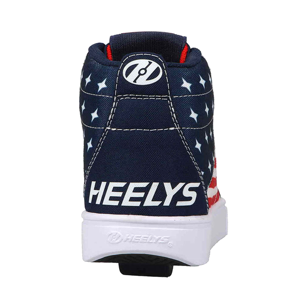 Mens Heelys Racer 20 Mid American Flag Skate Shoe Red White Blue