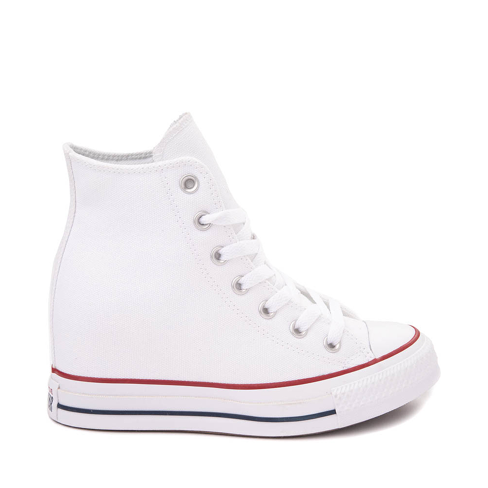 Womens Converse Chuck Taylor All Star Classic Wedge Platform Sneaker - Optical White