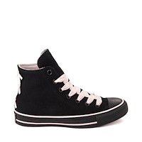 Pink and black high top converse hotsell