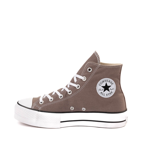 alternate view Womens Converse Chuck Taylor All Star Lift Hi Sneaker - Pure PumiceALT1