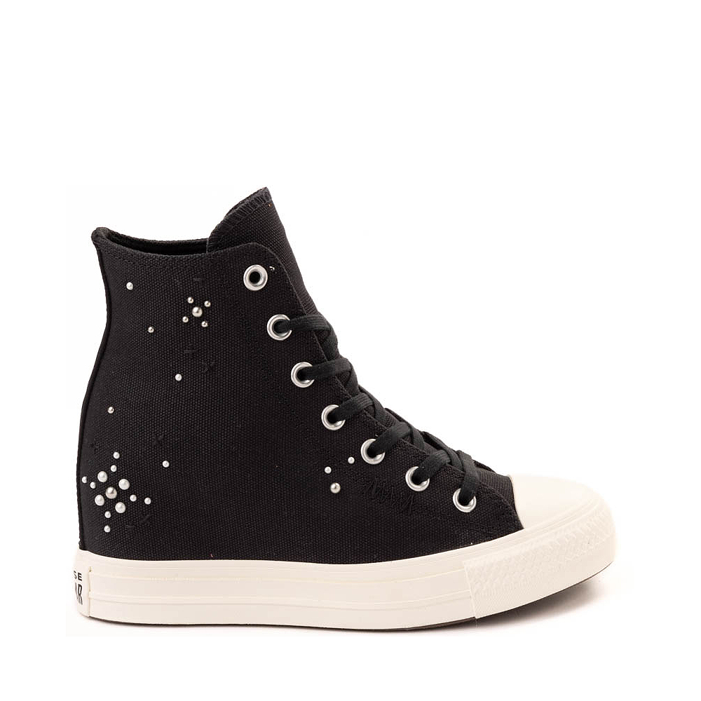 Converse one star platform black velvet best sale