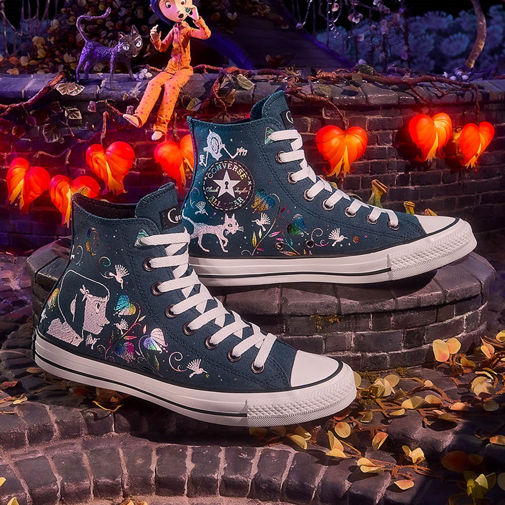 Converse x Coraline Chuck Taylor All Star High Top Sneaker Fresh Blueberry Journeys