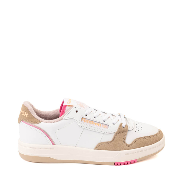 Womens Reebok Phase Court Athletic Shoe - White / Oat / Chalk | Journeys