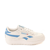 Womens Reebok Club C Double Revenge Athletic Shoe - Chalk / Classic Burgundy