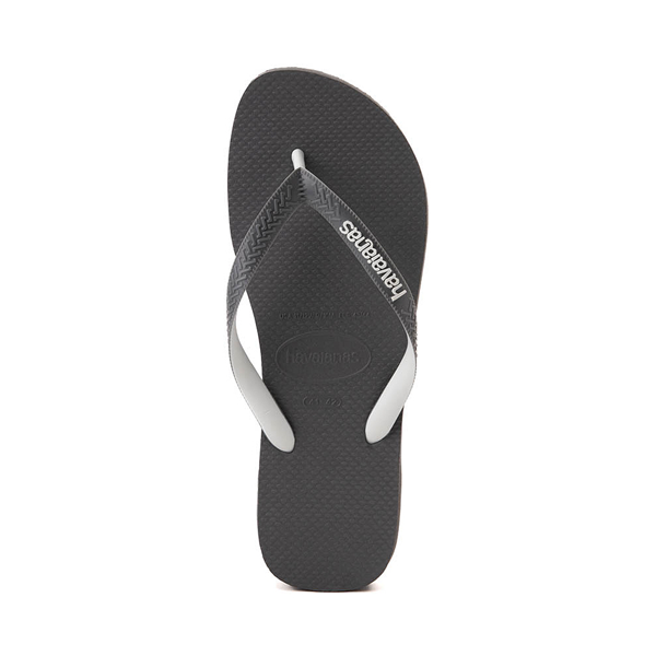alternate view Mens Havaianas Top Mix Flip-Flop - Steel Grey / Steel GreyALT2
