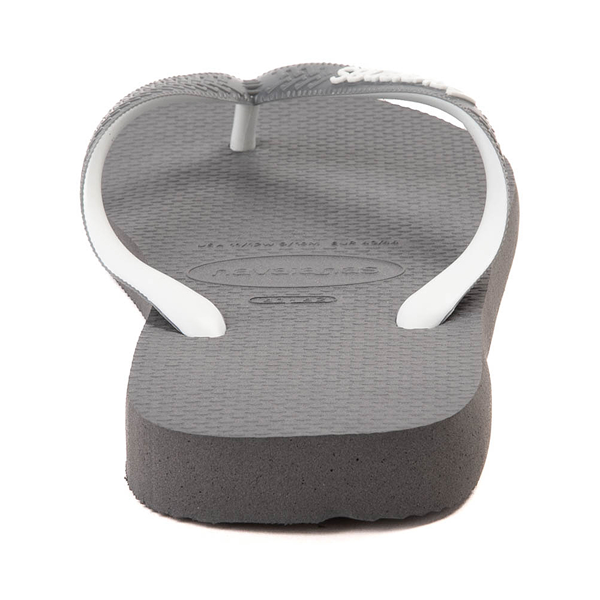 alternate view Mens Havaianas Top Mix Flip-Flop - Steel Grey / Steel GreyALT4
