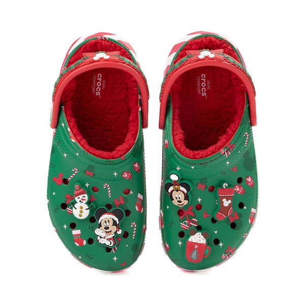 Mickey Mouse Crocs Holiday Classic Lined Clog - Multicolor