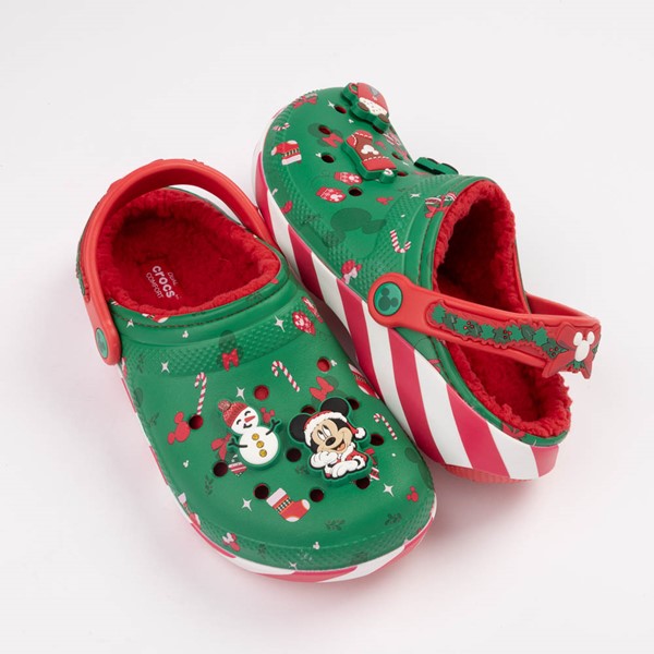 Mickey Mouse Crocs Holiday Classic Lined Clog - Multicolor