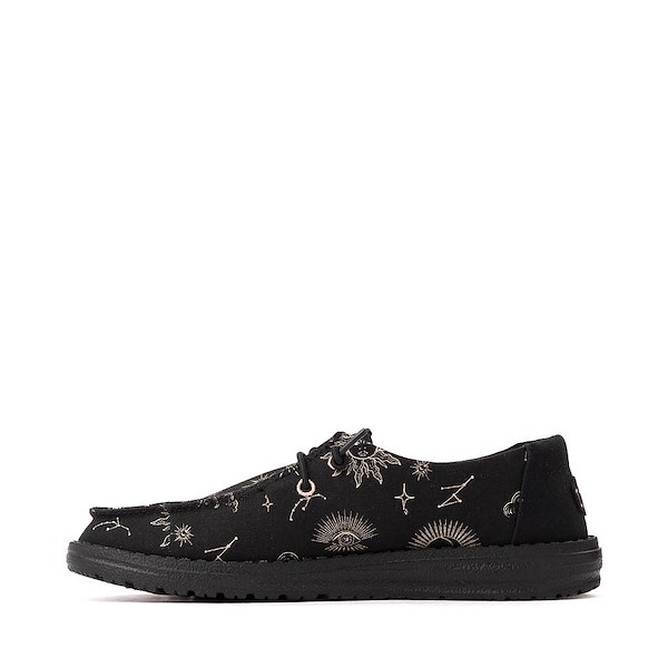 alternate view Womens HEYDUDE Wendy Horoscopes Slip-On Casual Shoe - BlackALT1