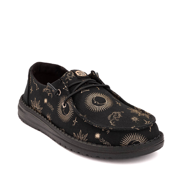 alternate view Womens HEYDUDE Wendy Horoscopes Slip-On Casual Shoe - BlackALT5