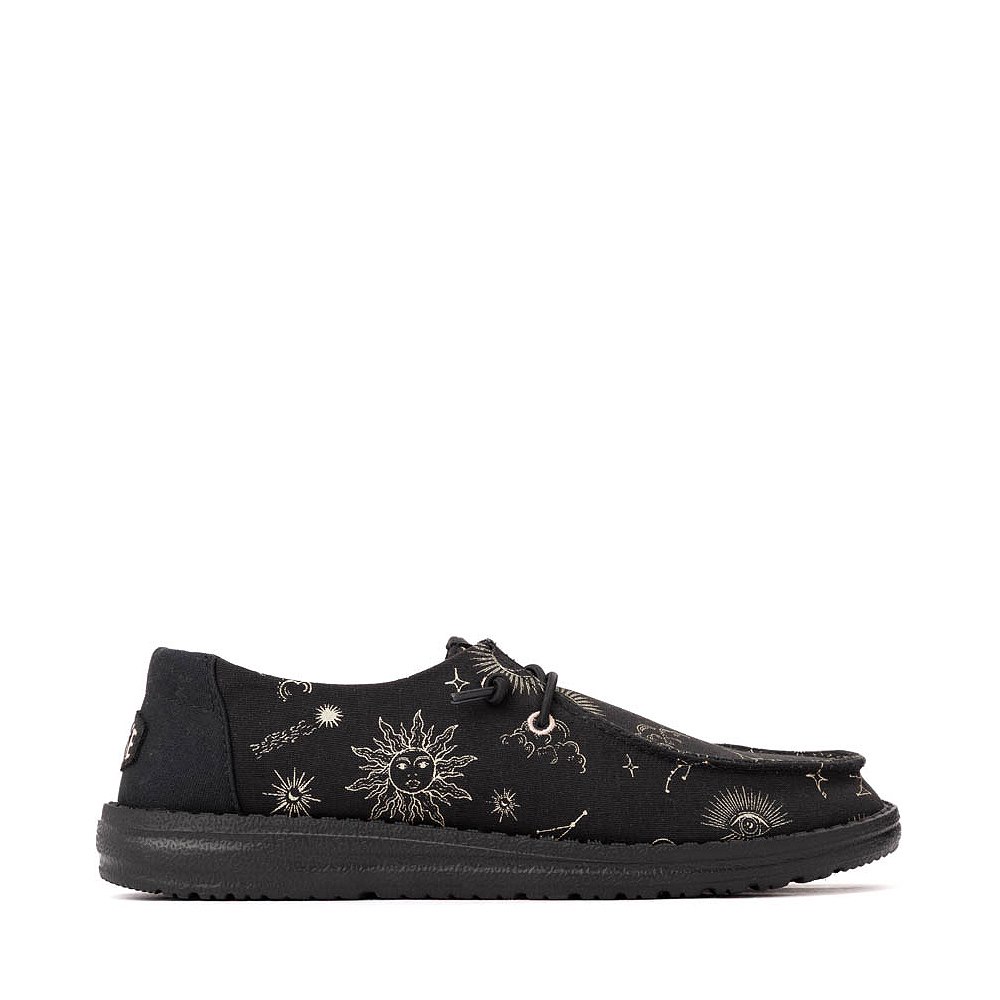 Womens HEYDUDE Wendy Horoscopes Slip-On Casual Shoe - Black