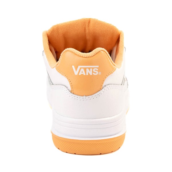 Vans Upland Skate Shoe White Orange