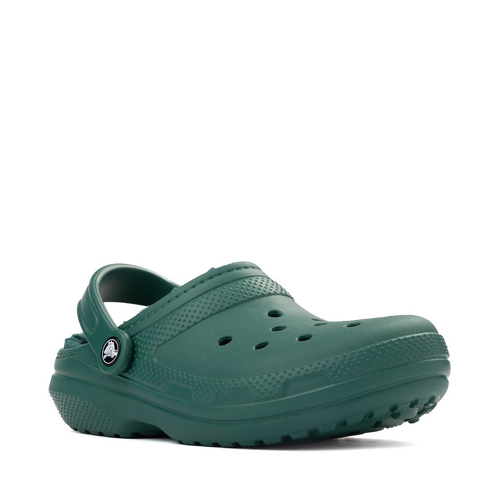 Green lined crocs orders