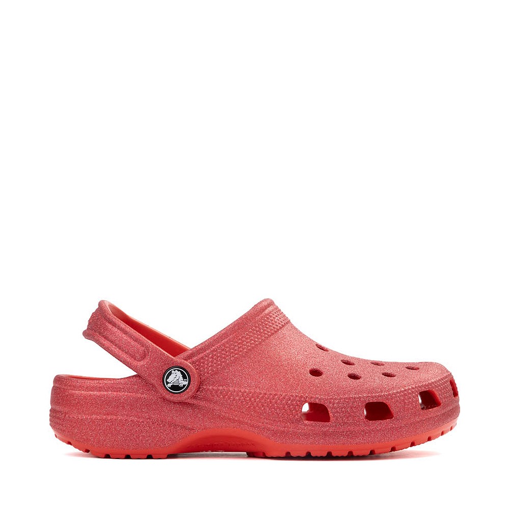 Crocs Classic Glitter Clog Cherry Red