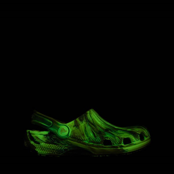 Crocs Classic Glow-In-The-Dark Marbled Clog - Little Kid / Big Kid - Prep Blue / Multicolor