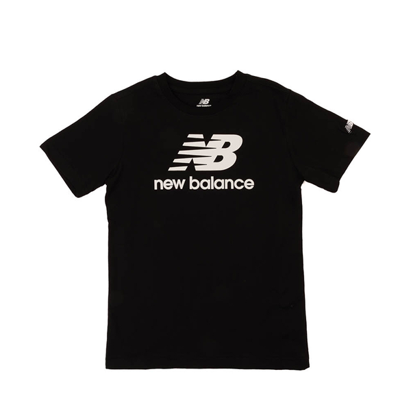 alternate view New Balance Logo Tee - Little Kid / Big Kid - BlackALT3