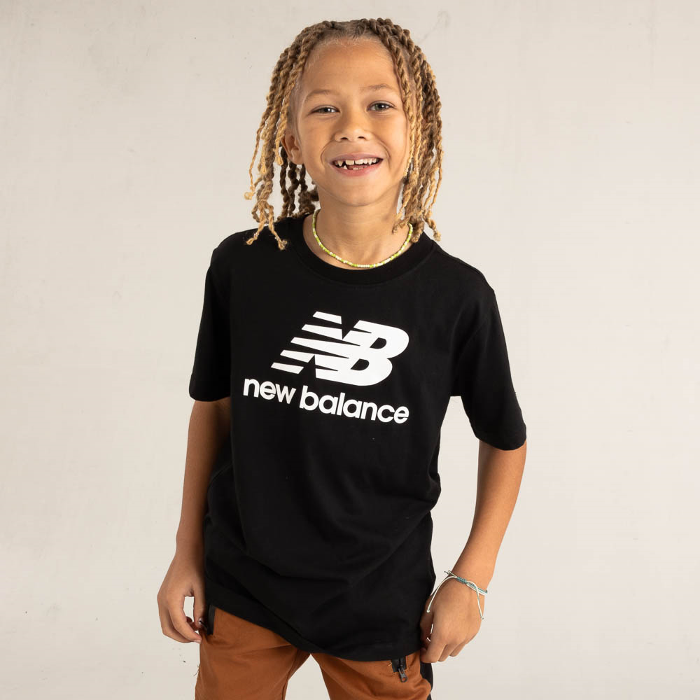 New Balance Logo Tee Little Kid Big Kid Black Journeys