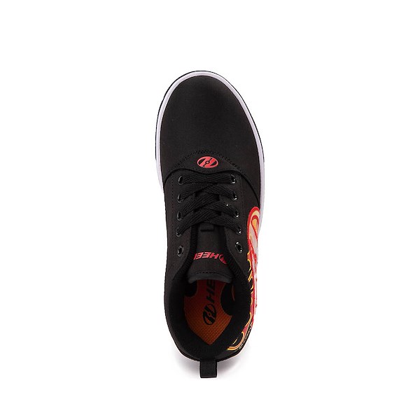 alternate view Heelys Pro 20 LG Skate Shoe - Little Kid / Big Kid - Black / FlameALT2