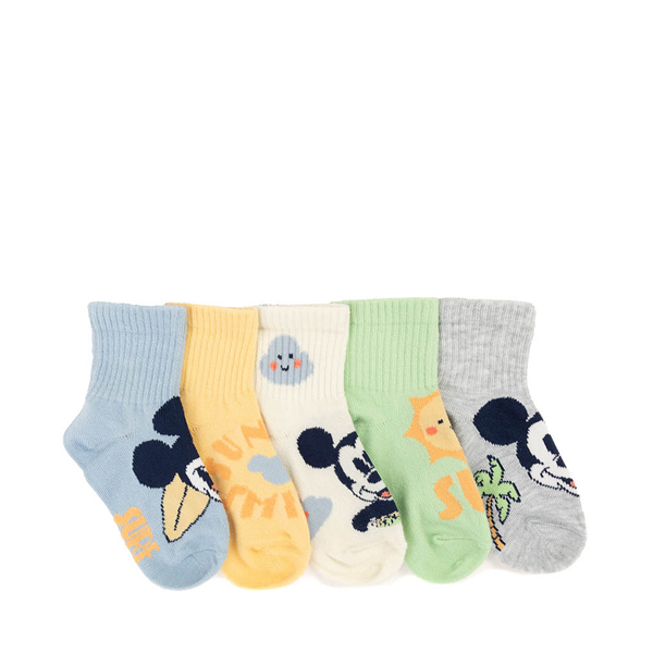 Mickey Mouse Crew Socks 5 Pack - Baby - Multicolor