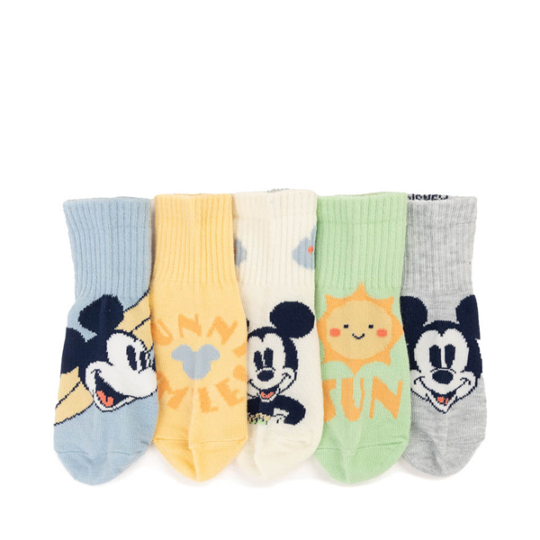 Mickey Mouse Crew Socks 5 Pack - Baby - Multicolor