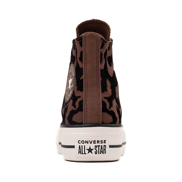 alternate view Converse Chuck Taylor All Star Lift Lavish Leopard High-Top Sneaker - Bear NapALT4