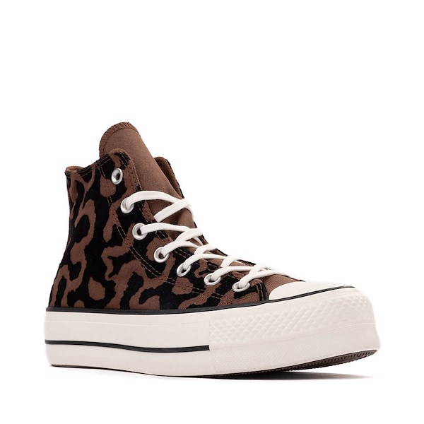 alternate view Converse Chuck Taylor All Star Lift Lavish Leopard High-Top Sneaker - Bear NapALT5