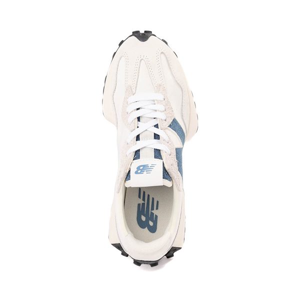 Womens New Balance 327 Athletic Shoe - White / Denim