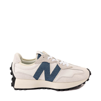 White / Denim - Womens New Balance 327 Athletic Shoe - New