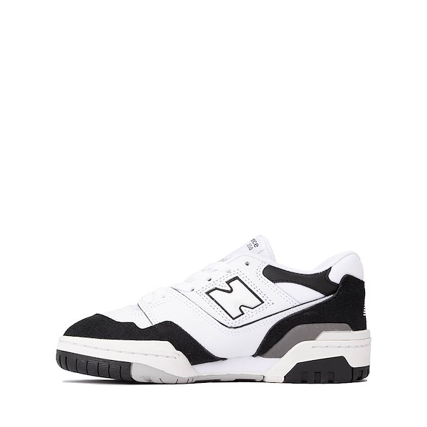 alternate view New Balance 550 Athletic Shoe - Big Kid - White / Black / RaincloudALT1