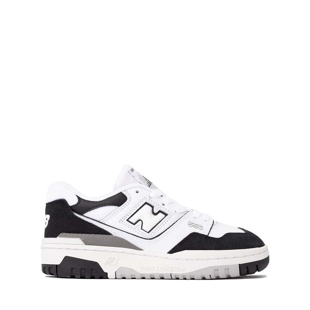 New Balance 550 Athletic Shoe - Big Kid - White / Black / Raincloud
