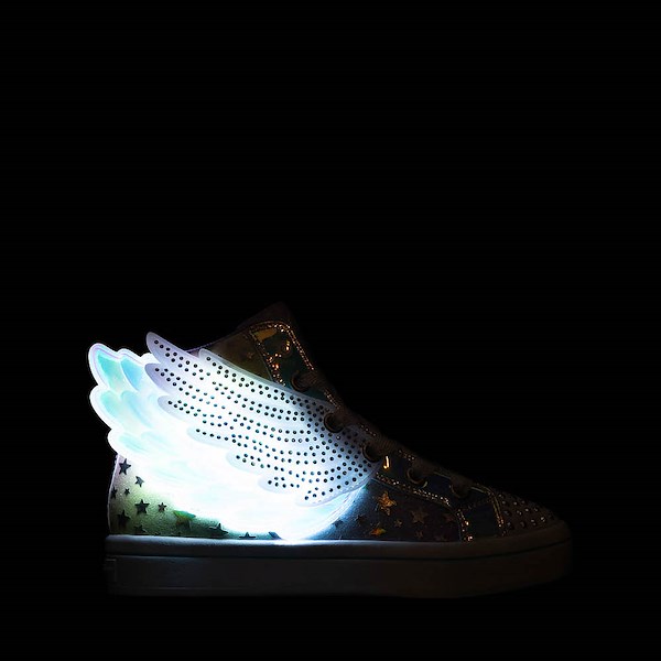 alternate view Skechers Twinkle Toes® Twi-Lites 2.0 Dreamy Wings Sneaker - Little Kid - Lavender / MulticolorALT1