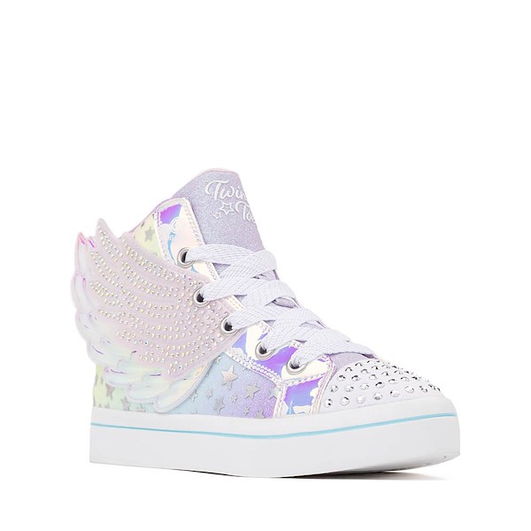 alternate view Skechers Twinkle Toes® Twi-Lites 2.0 Dreamy Wings Sneaker - Little Kid - Lavender / MulticolorALT5