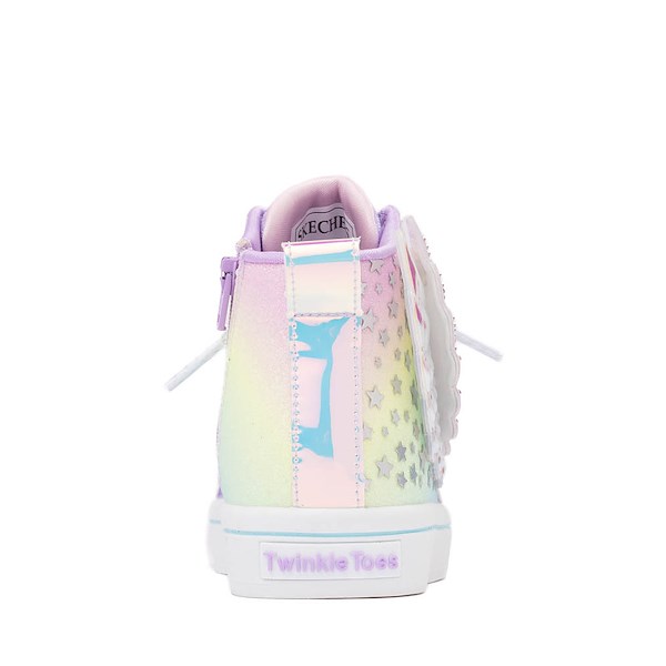 alternate view Skechers Twinkle Toes® Twi-Lites 2.0 Dreamy Wings Sneaker - Toddler - Lavender / MulticolorALT4