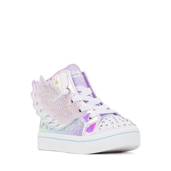 alternate view Skechers Twinkle Toes® Twi-Lites 2.0 Dreamy Wings Sneaker - Toddler - Lavender / MulticolorALT5