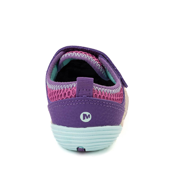 alternate view Merrell Bare Steps® H2O Sneaker - Baby / Toddler - Purple / TurquoiseALT4