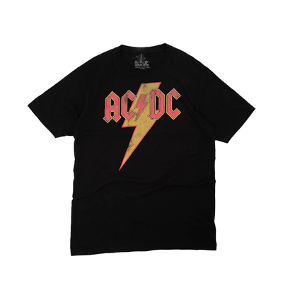AC/DC Vintage Lightning Bolt Tee - Black | Journeys AC/DC Vintage Lightning Bolt Tee - Black | Journeys