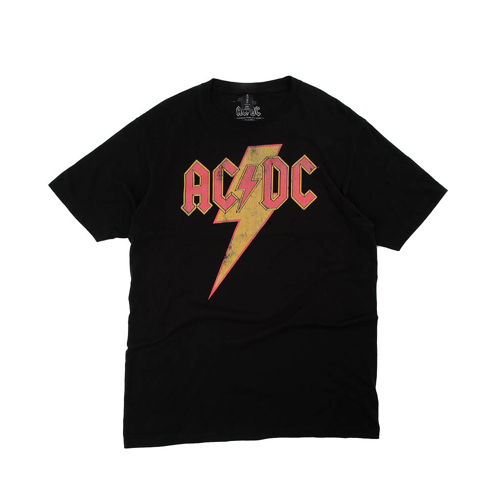 AC/DC Vintage Lightning Bolt Tee - Black | Journeys