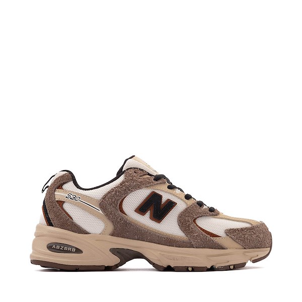 New Balance 530 Athletic Shoe Dark Mushroom Incense Linen