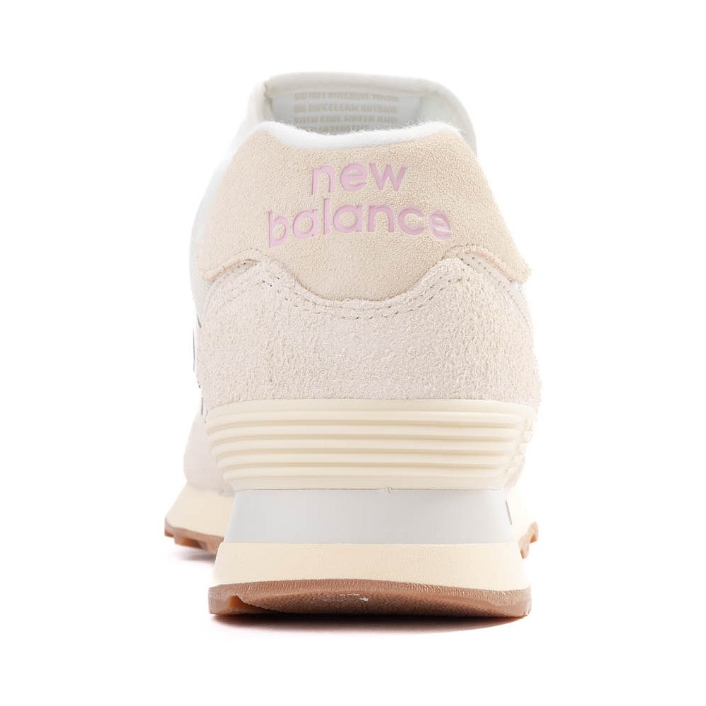 Womens New Balance 574 Athletic Shoe Linen / MidCentury Pink