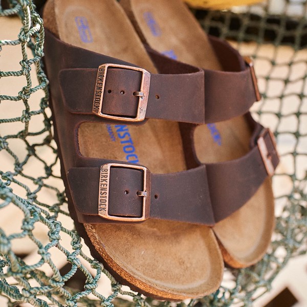 alternate view Womens Birkenstock Arizona Soft Footbed Slide Sandal - HabanaHERO