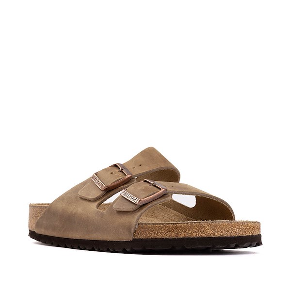 alternate view Womens Birkenstock Arizona Soft Footbed Slide Sandal - TobaccoALT5