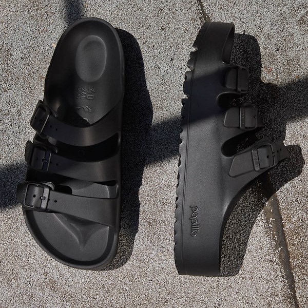 alternate view Womens Papillio by Birkenstock&reg; Florida EVA Flex Platform Slide Sandal - BlackHERO