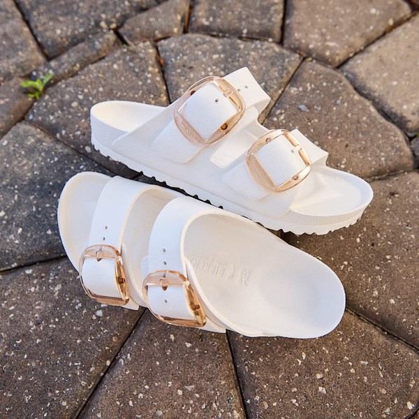 alternate view Womens Birkenstock Arizona Big Buckle EVA Slide Sandal - EggshellHERO