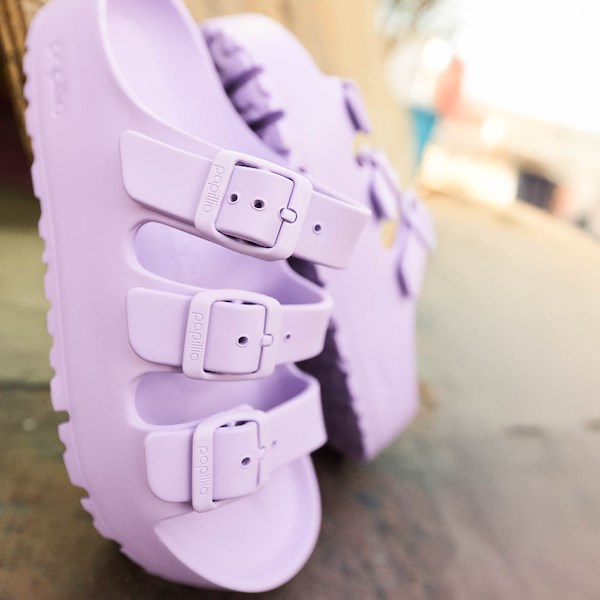 alternate view Womens Papillio by Birkenstock® Florida EVA Flex Platform Slide Sandal - CrocusHERO