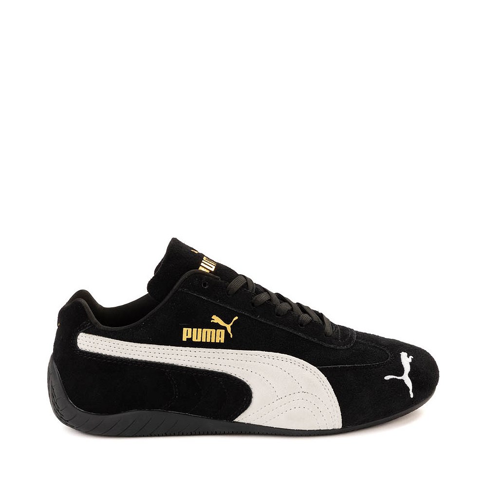 Mens PUMA Speedcat OG Athletic Shoe Black White Journeys