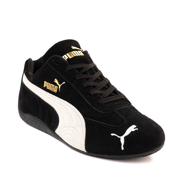 alternate view Womens PUMA Speedcat OG Athletic Shoe - Black / WhiteALT5