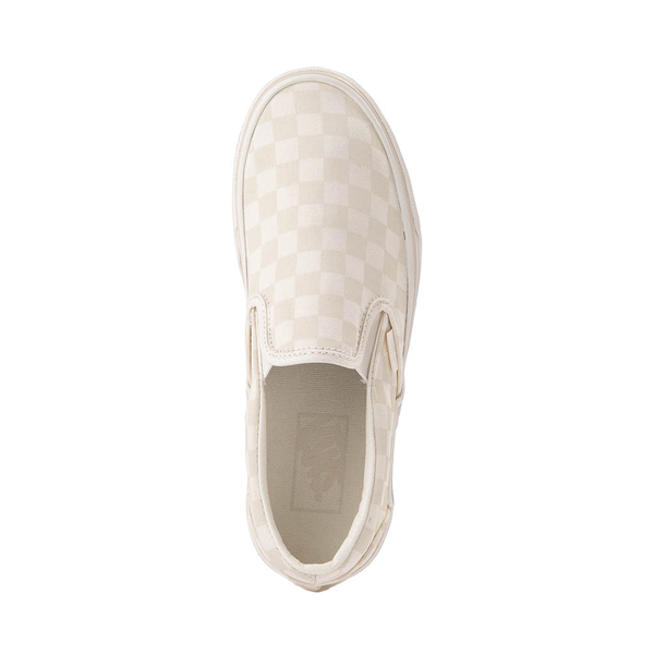 Vans Slip On Stackform Checkerboard Skate Shoe Marshmallow White Turtledove White Journeys